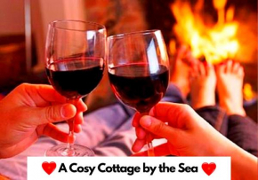 A Romantic Lakeside Cottage by the Beach with Cosy Snuggle Up Log Burner - The Perfect Great Escape to the Seaside!